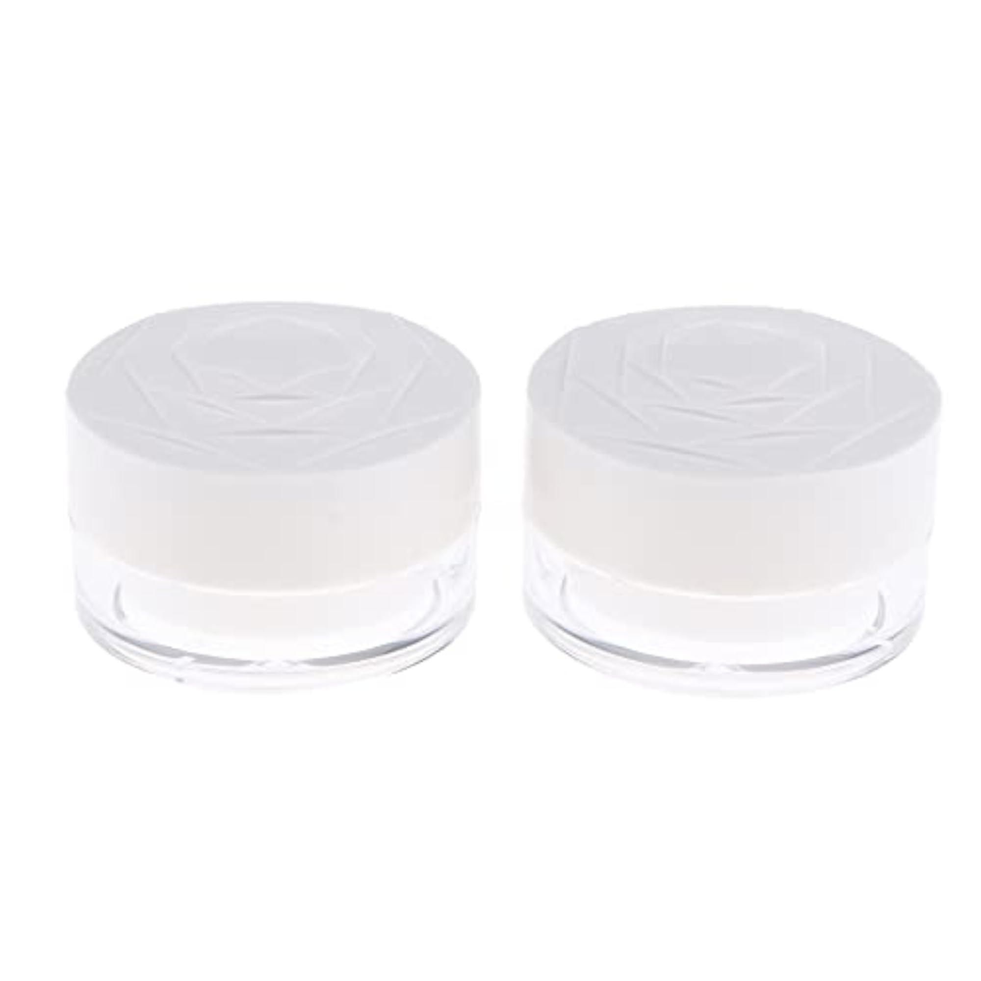 2x Face Cream Acrylic Bottles for Makeup and Lotion